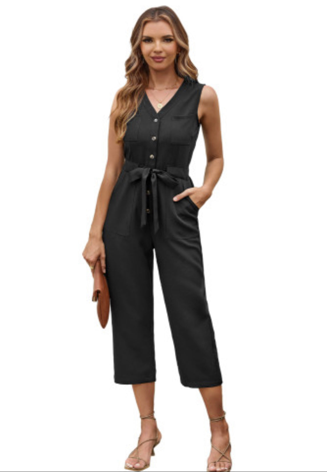 Black Button Jumperb