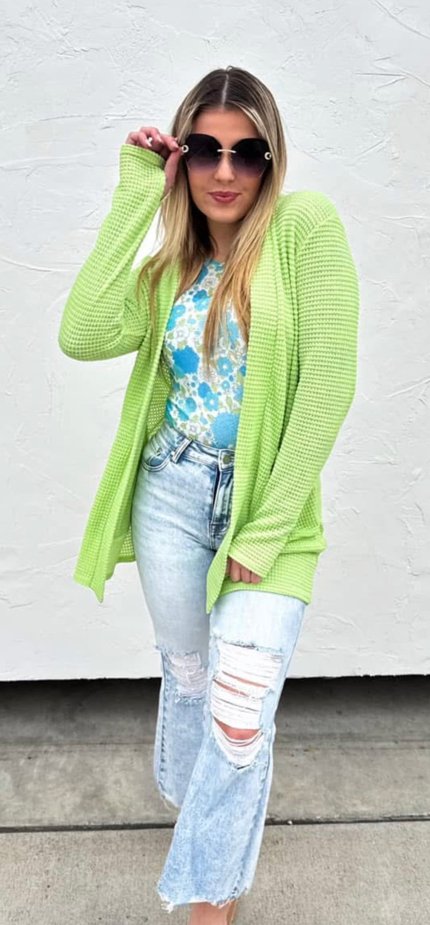 Lime ONE SIZE cardigan