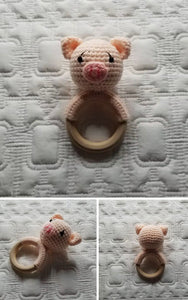 Knitted Baby Rattle