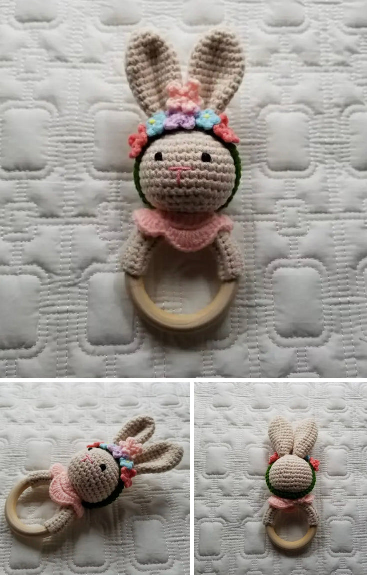Knitted Baby Rattle