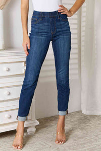 ITEM MUST SHIP Judy Blue Full Size Skinny Cropped Jeans