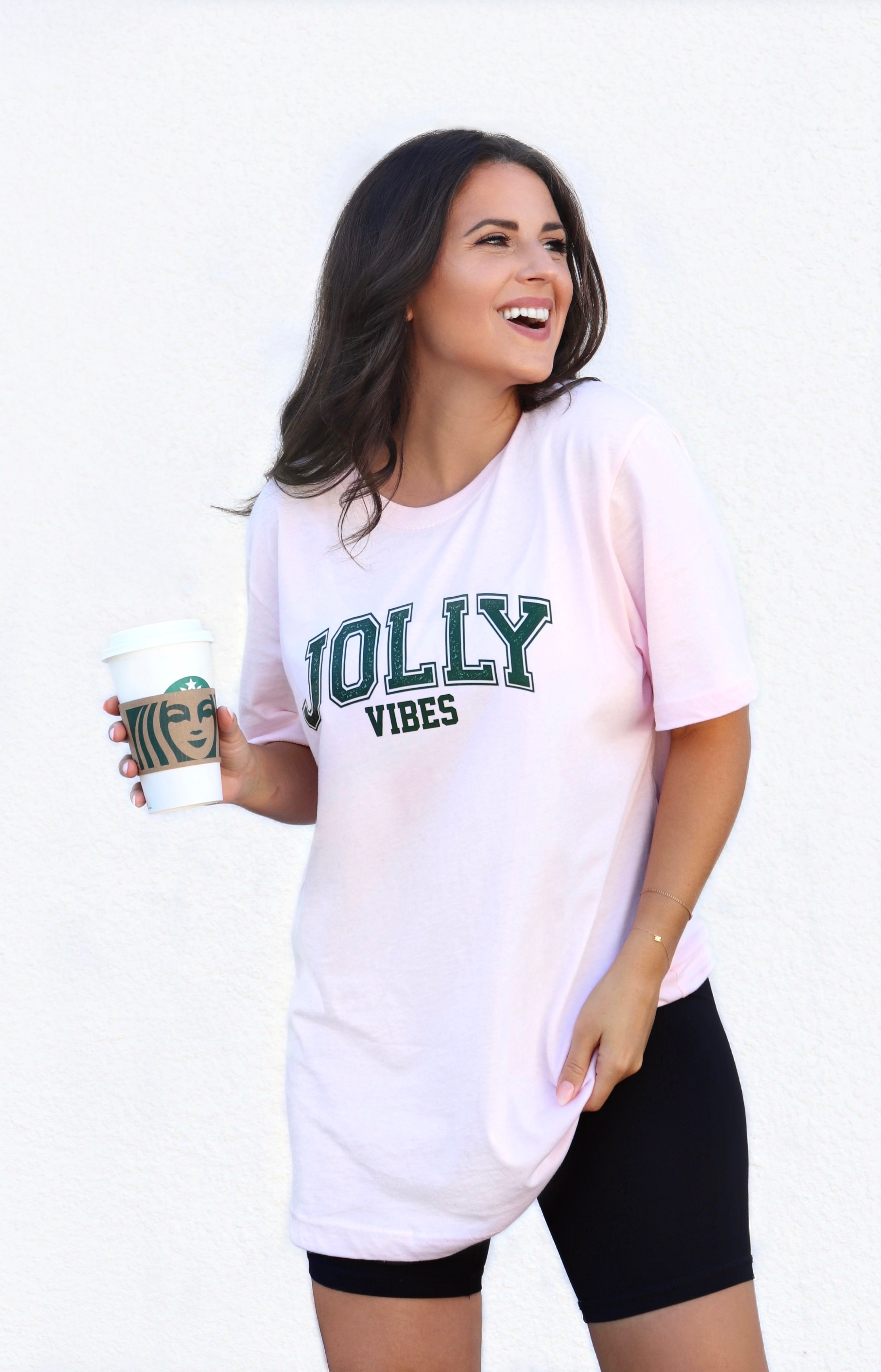 MUST SHIP - JOLLY VIBES TEE (BELLA CANVAS)