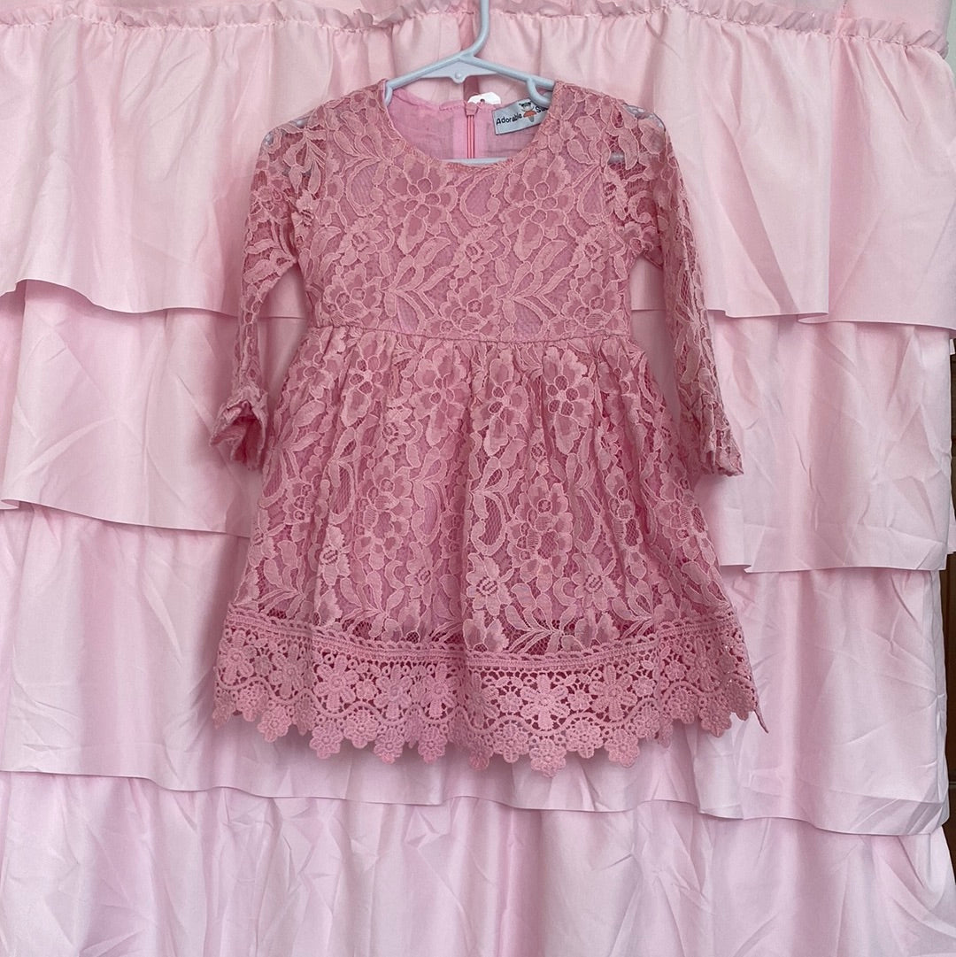 Pink Lace Dress KIDS