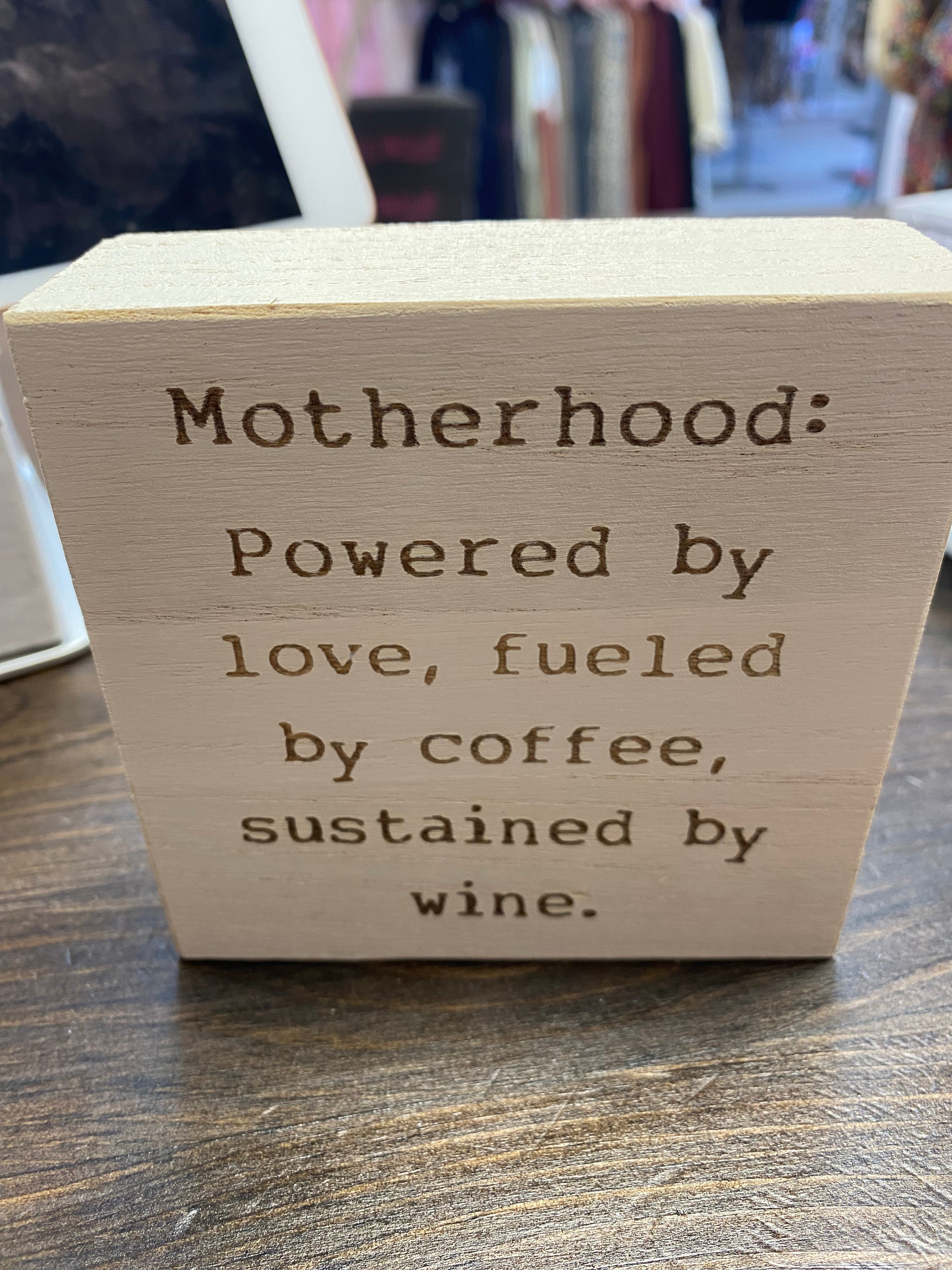 Motherhood sign