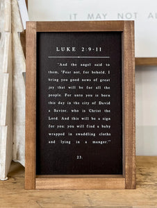 Luke 2: 9-11